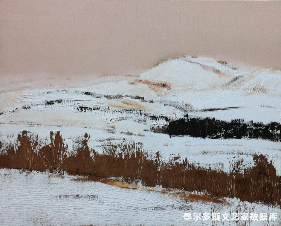 《远方》之三 布面油画60cmX75cm 2015年 杨乐