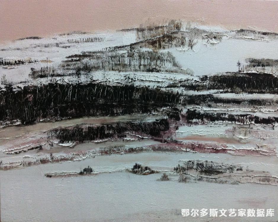 《远方》之四 布面油画60cmX75cm 2015年 杨乐 售4000