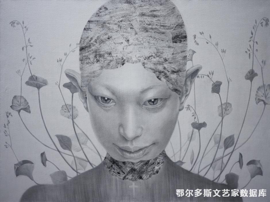 王敏《V.2》 100×120cm 综合材料 2012