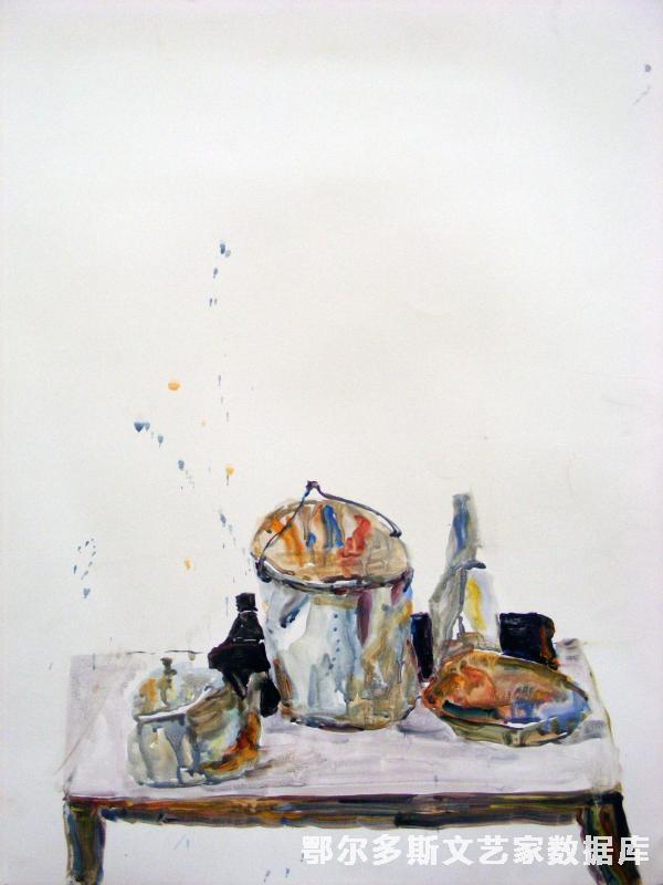 水彩画  静物-3