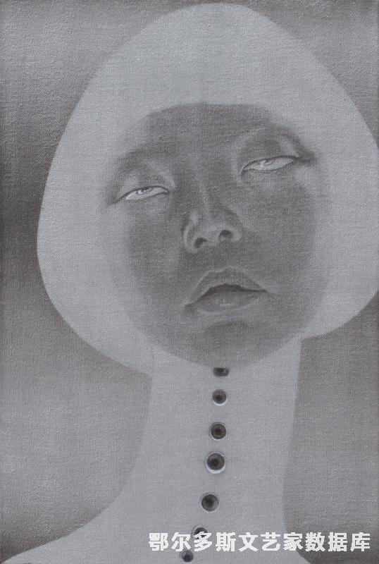 王敏《V.4》 40×60cm 综合材料