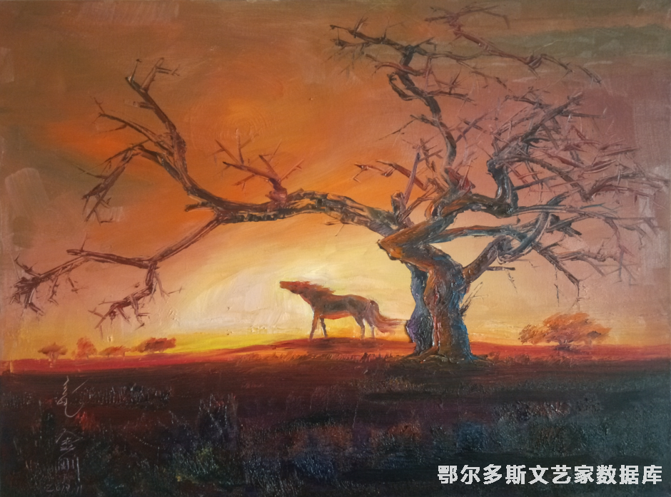黑格兰 油画  60cm×80cm