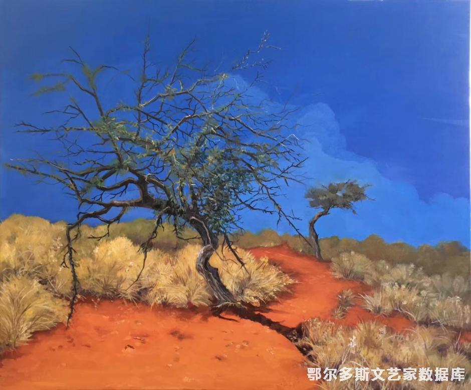 亚细里（系列二）油画 120cm×100cm