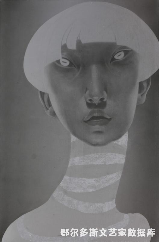 王敏《V.8》 80×120cm 综合材料 2013.