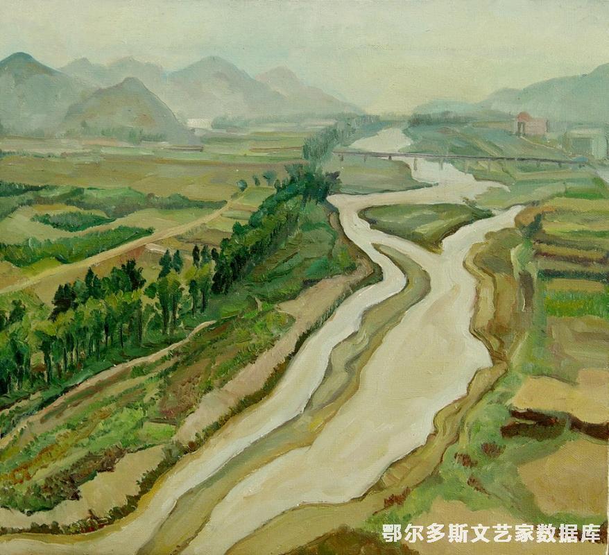 段富年 《写生风景》